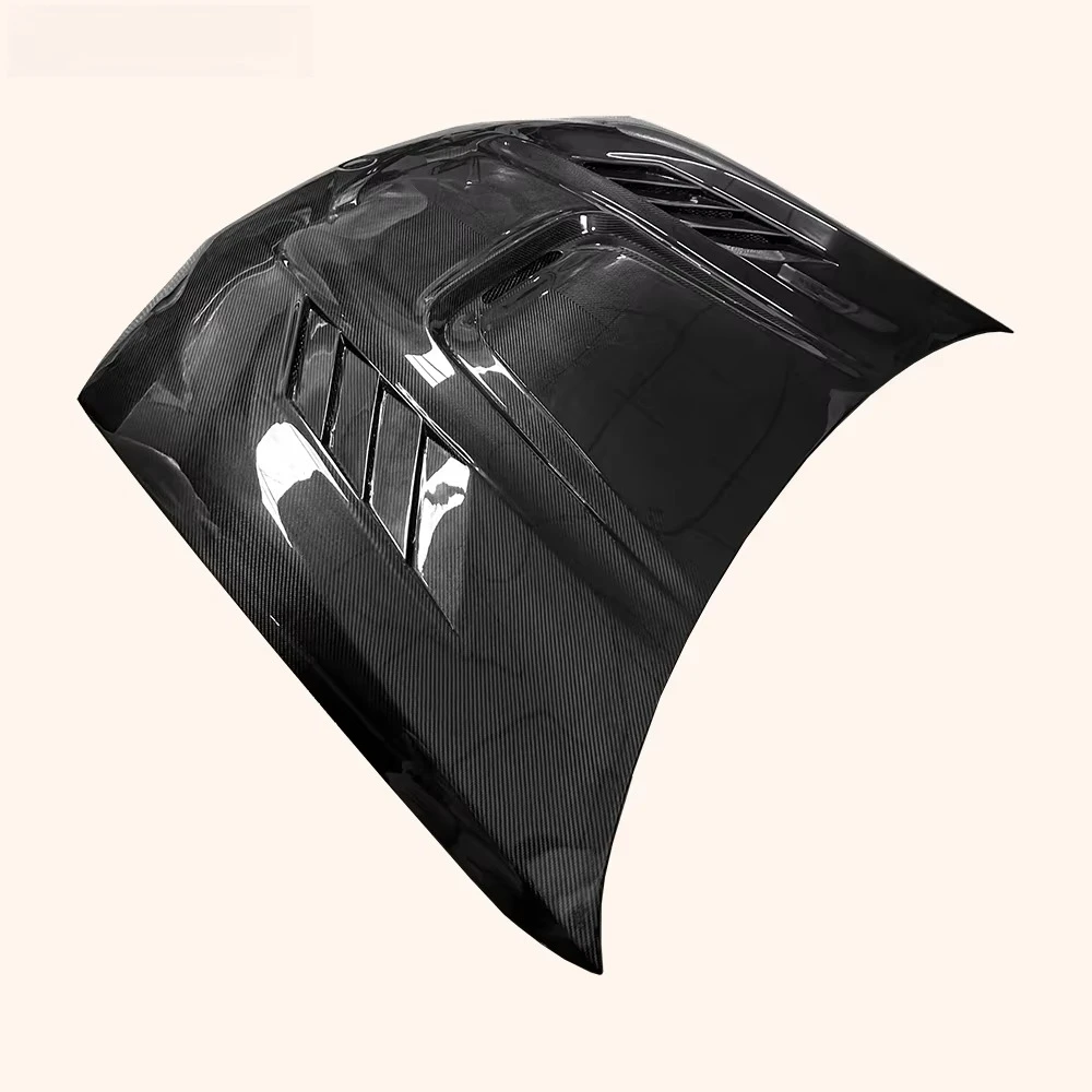 Per X3M F97 X4M F98 19-24 Cofano di raffreddamento ventilato anteriore stile AD in carbonio secco