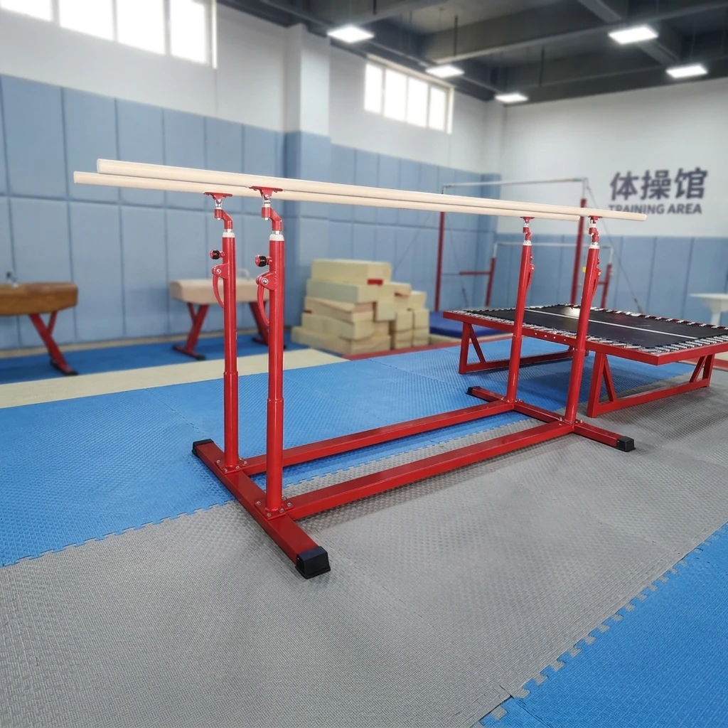 2026 Source Factory Hot Selling Gymnastics Competitive Sports Training Competition Special Parallel Bars Made Durable Steelpromo