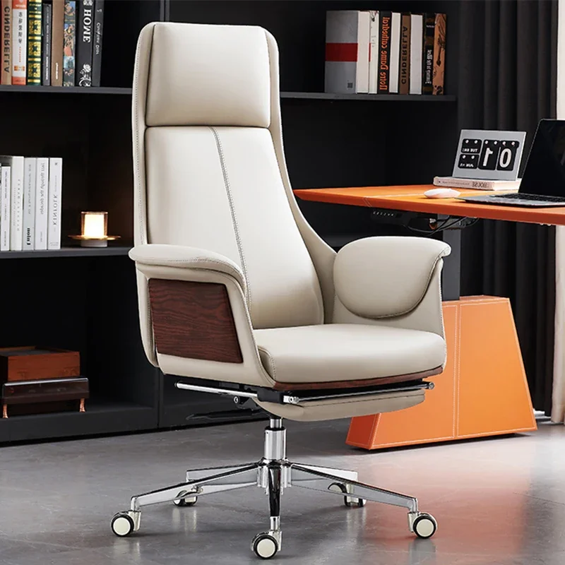 newGamer Chair Cowhide Gaming Longue Relaxation Armchair Nordic Office Chairs Computer Makeup Adjustable Sillon Office Furniture