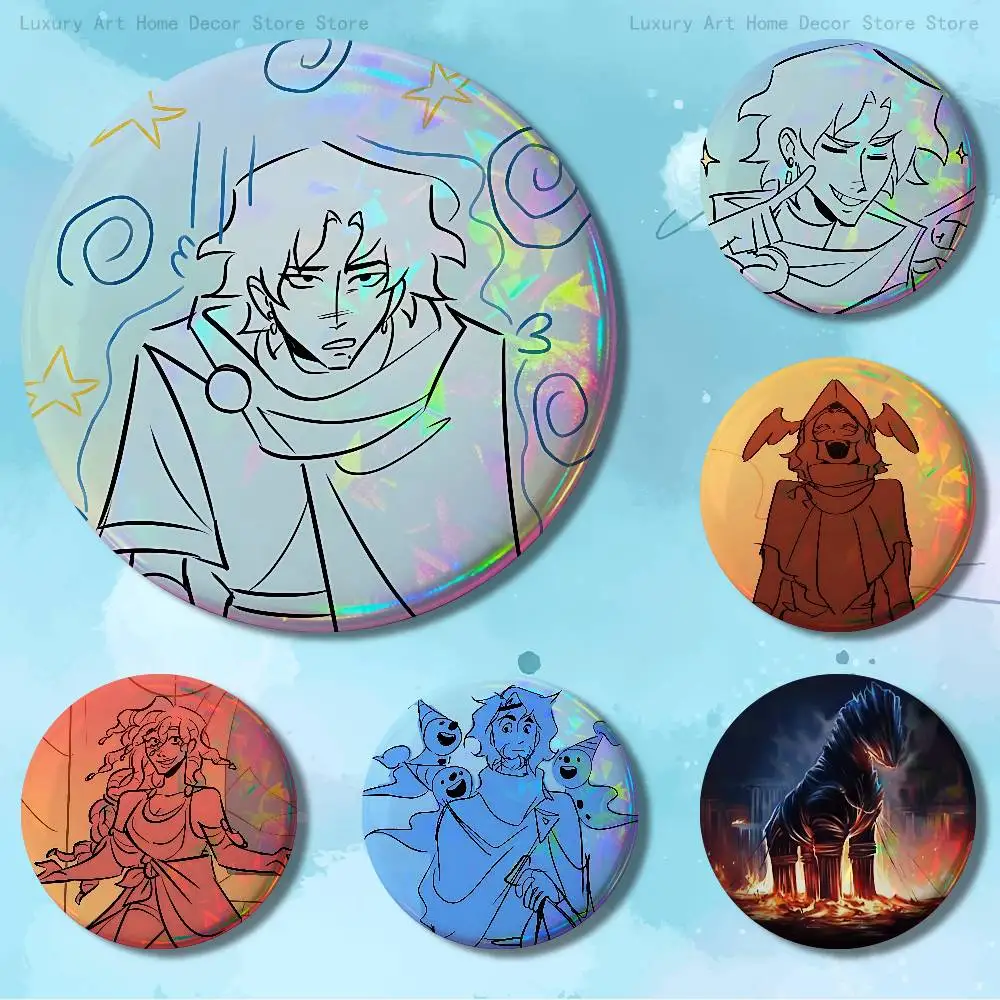 

E-Epic the Musical Pins 58mm Cute Cartoon Badge Handmade Brooches for Backpack Accessories