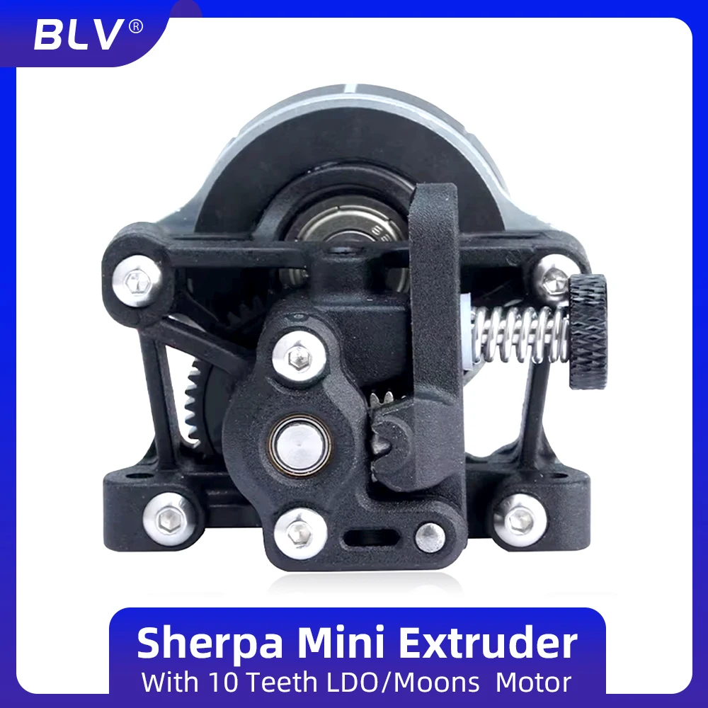 BLV® Sherpa MINI Extruder SLS Injection moulding Light Weight DDB Extruder Compatible Ender3 CR10 CR6 TEVO 3D Printer