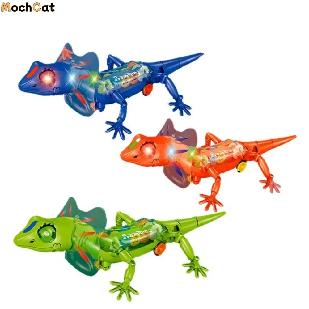 

Robotic Model Electronic Pets Lizard Lizard Sounds Lights Lizard Walking Electronic Transparent Kawaii