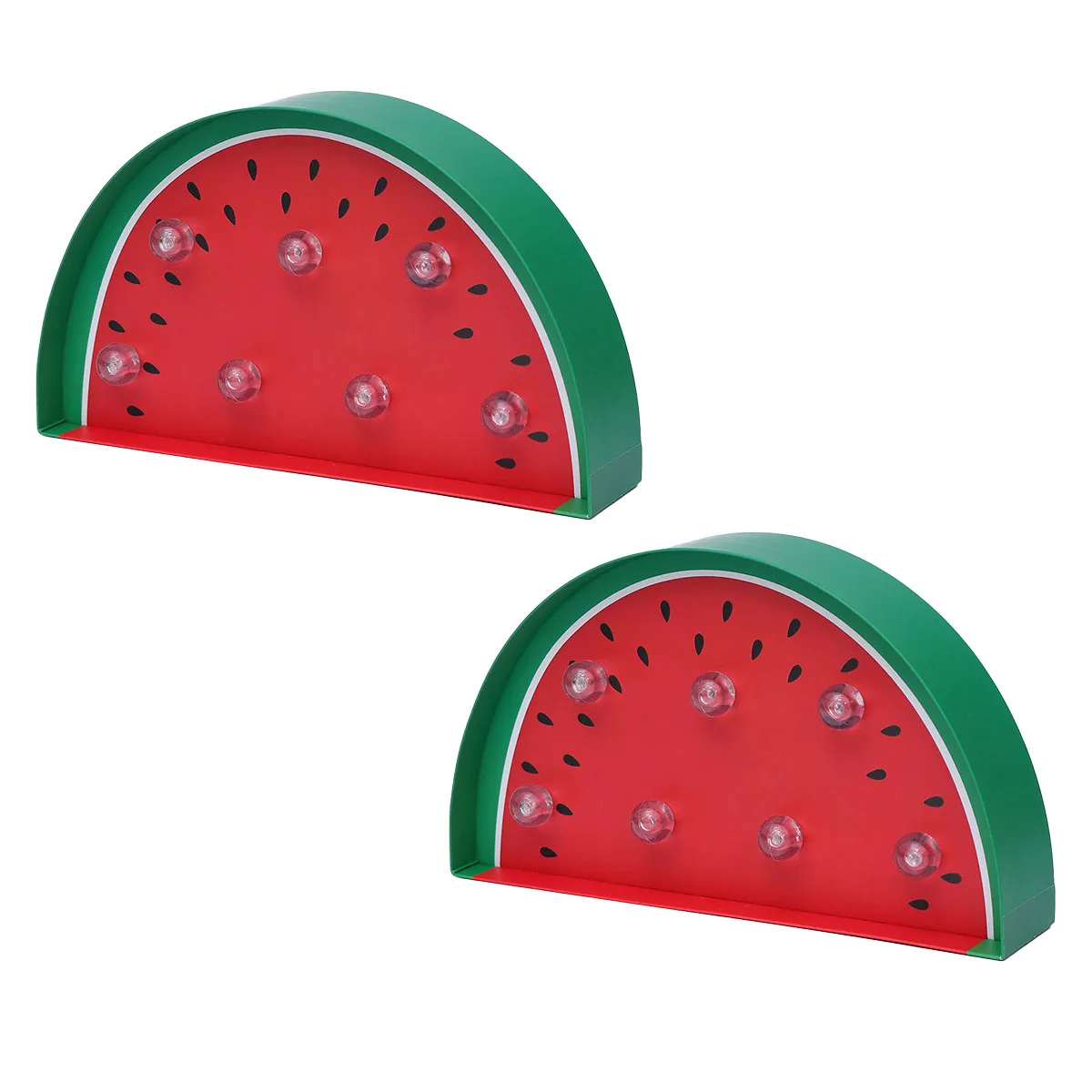 

2Pcs Watermelon LED Lights Colourful Lanterns Party Watermelon Shaped Led Lantern Table Night Lamps Home Garden Bedroom