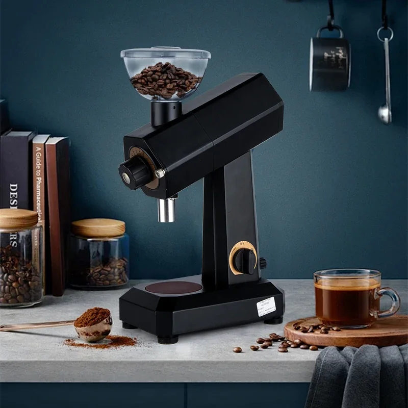 

multi-function grinding method press coffee grinder Commercial Coffee equipment conical burr coffee bean grinder