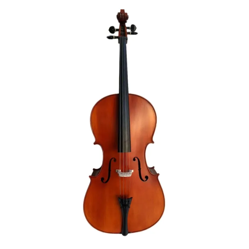 Special offer! Strad style whole back flames Cello 4/4,carving scroll #15589