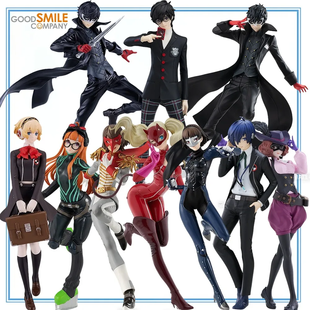 

100% Оригинальные фигурки Good Smile Company Pop Up Parade Persona 5: The Animation: Шудзинко, Нииджима Макото, Акечи Горо, Окумура Ха