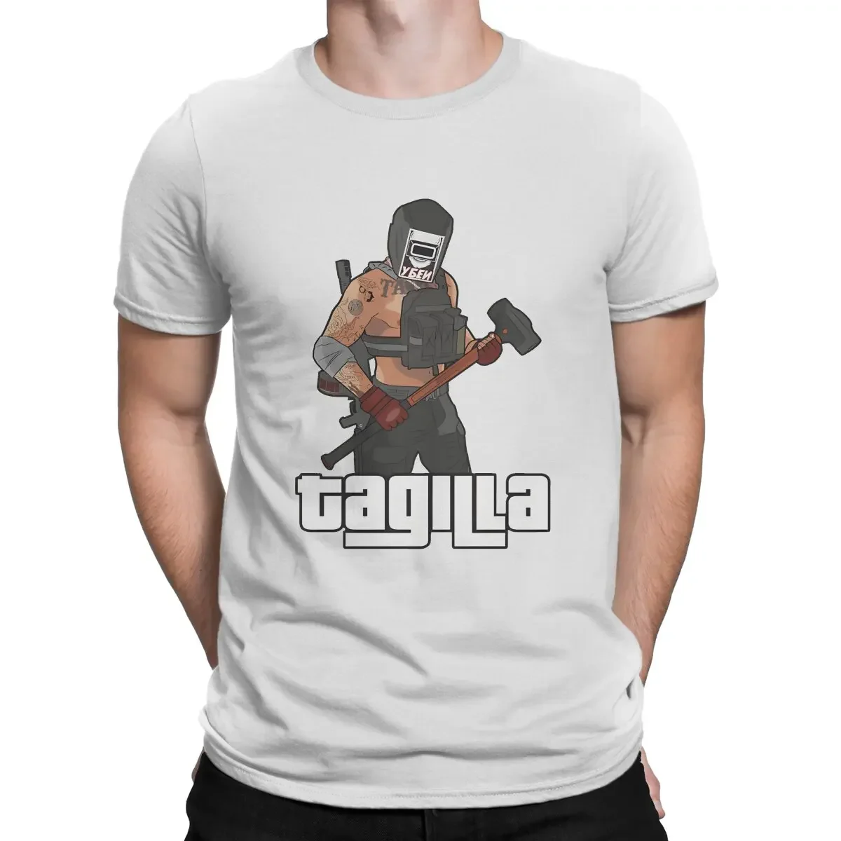 Tagilla Men TShirt Tarkov Crewneck Short Sleeve Fabric T Shirt Funny Top Quality Gift Idea