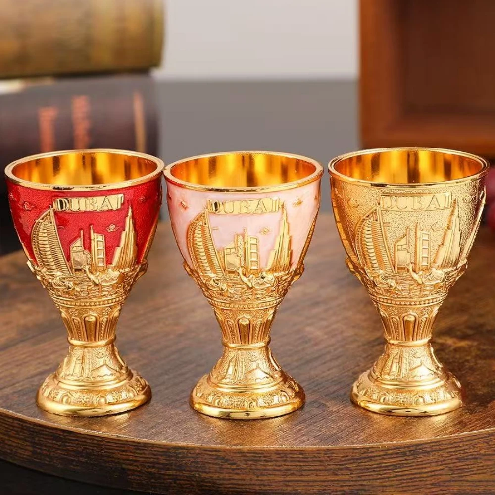 Mini Strong liquor Glass,Vintage Spirit Vodka Cup,Engraving Camel Texture Alloy Portable Wine Cup,Wedding Desktop Decoration