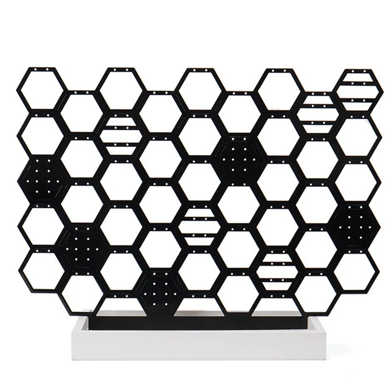 Honeycomb Jewelry Rack Necklace Bracelet Jewelry Display Rack Jewelry Display Rack Storage Rack 1 Piece