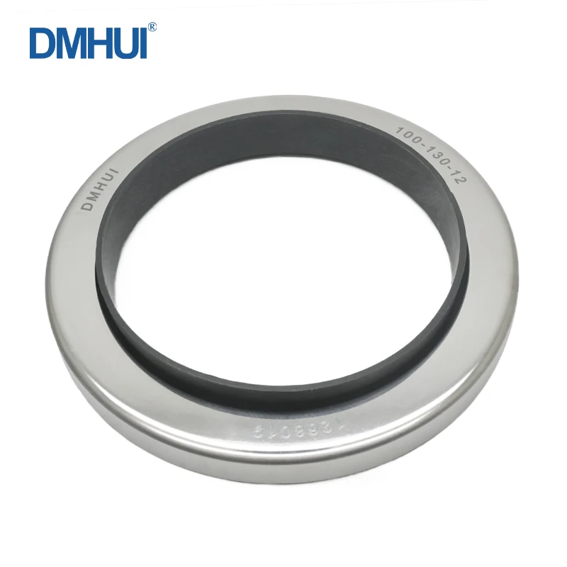 DMHUI Rotary Screw Air Compressor Stainless Steel Oil Seal 100x130x12/100*130*12mm with PTFE Double Lip, B2PT Structure