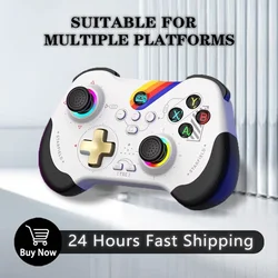 Z01 Wireless Game Controller Bluetooth 6-Axis Motion Sensor Support Turbo Programmable Hall Joystick for Switch Steam PS3 PS4 PC