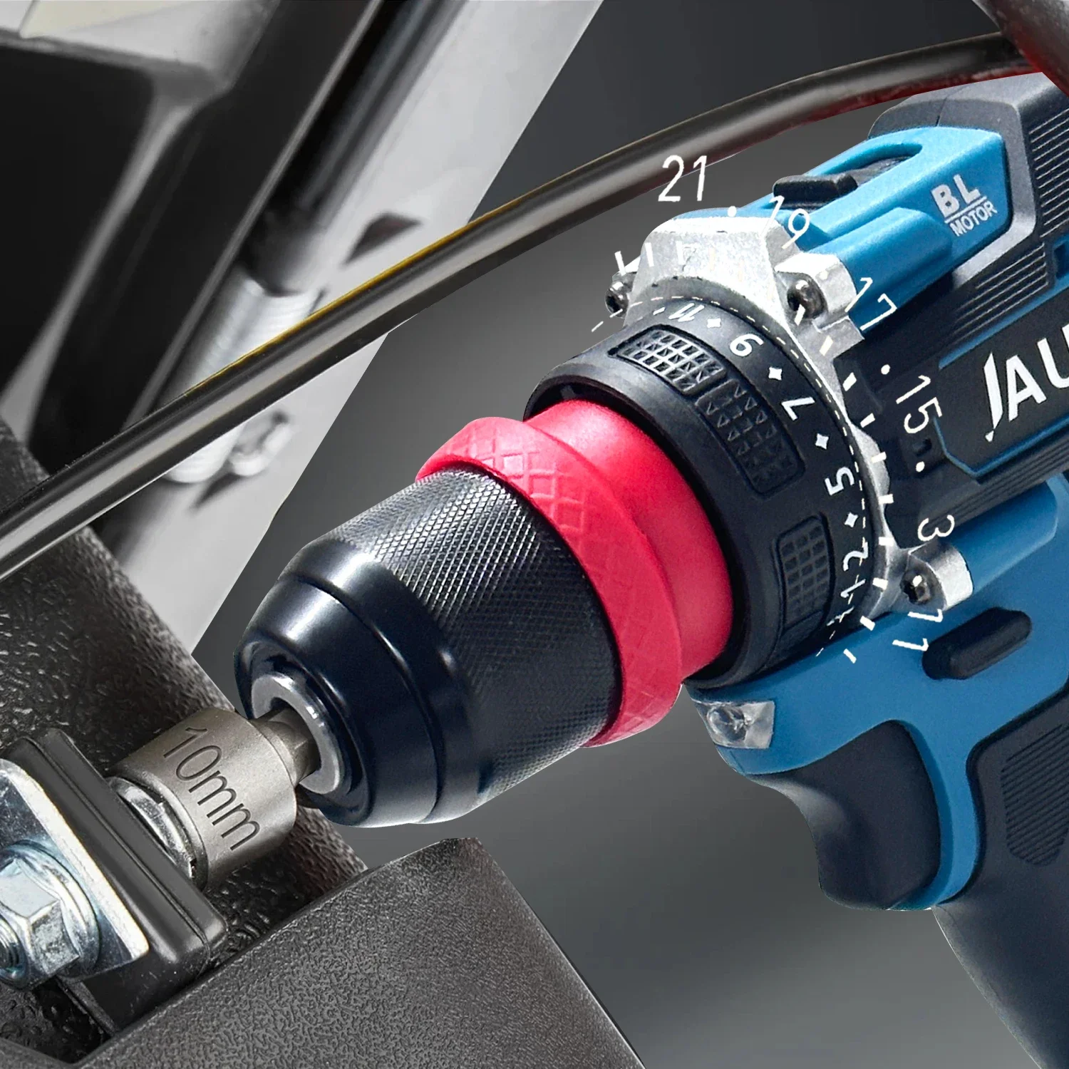 Imagem -05 - Jauhi-brushless Lithium Drill Chave de Fenda Elétrica Chave de Fenda Multifuncional Furadeira de Impacto Ferramentas Elétricas