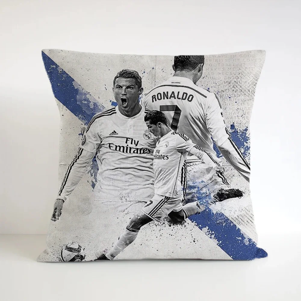 

CR7s Decorative Pillowcases 40x40 Chair Cushion Cover 45x45cm Lounge Chairs Cushions Pillow Hugs Covers for Bed Pillows Sofa