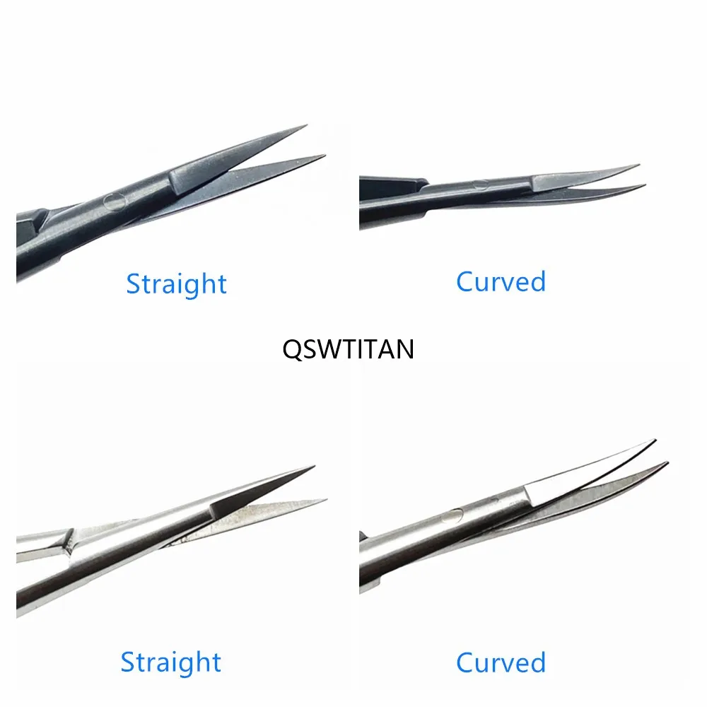 Micro forbici forbici oftalmiche strumenti ortopedici per neurochirurgia strumenti microchirurgici per occhi in acciaio inossidabile