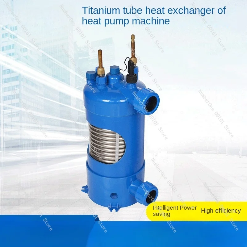 new Swimming Pool Heat Pump Titanium Tube Heat Exchanger 3P 5p 10p