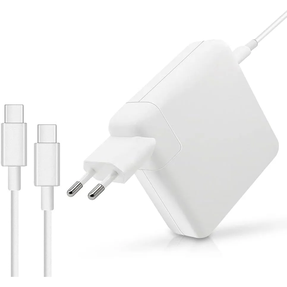 MacbookProおよびMacbookAir用の電源アダプター,30w,61w,87w,96w,USB c充電器,macbook pro用の外部充電器,13, 14, 15, 16インチ