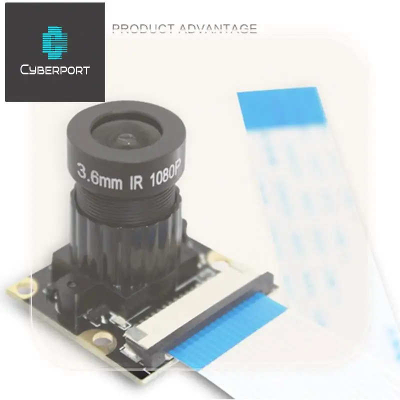 Module de caméra de livraison 24 heures 1080P 5 millions de pixels 1,8 ouverture 75 °   Puce grand angle OV5647 pour Raspberry Pi 2/4/3B+