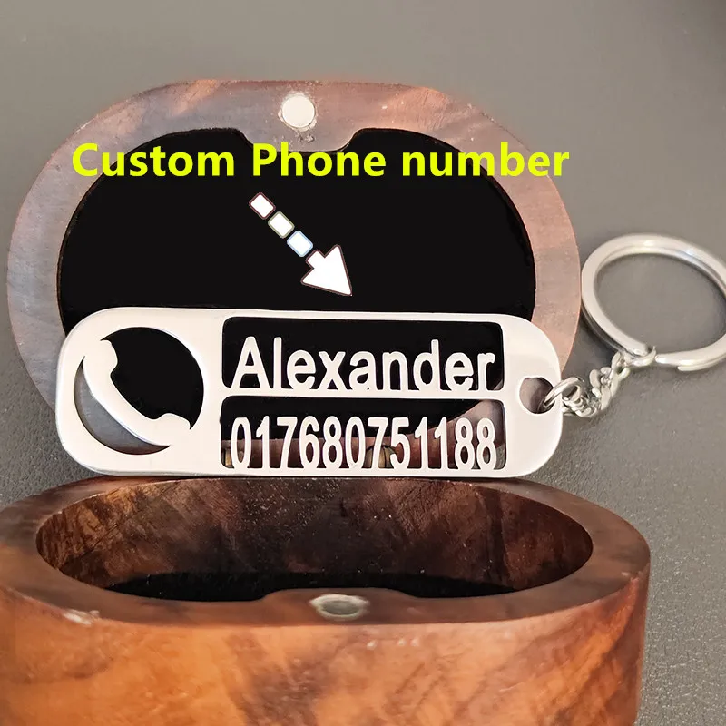 

Персонализированный номер из нержавеющей стали для телефона, автомобиля, двери, адреса, компании – защита от потери, стильный дизайн, идеальный подарок
