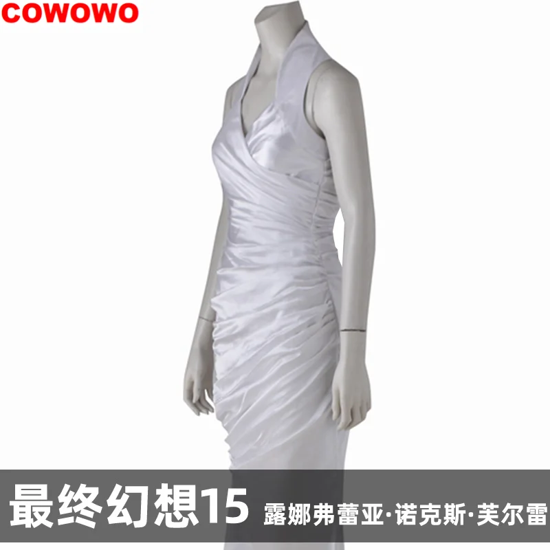 

COWOWO Ff15 Lunafreya Nox Fleuret Dress Cosplay Costume Cos Game Anime Party Uniform Hallowen Play Role Clothes Clothing