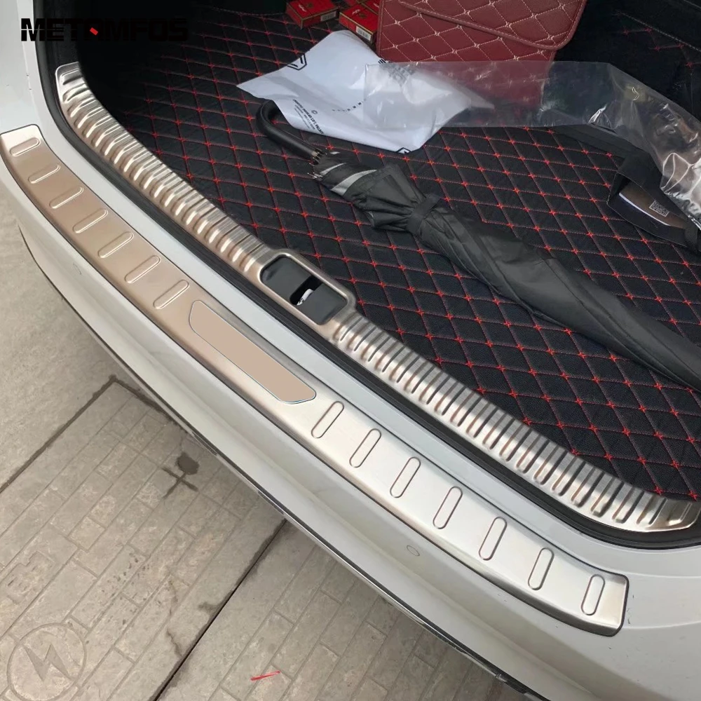 

Car Accessories For Lexus ES 250 350 300h 2019-2024 2025 Steel Rear Trunk Bumper Foot Plate Tailgate Door Sill Scuff Guard Plate