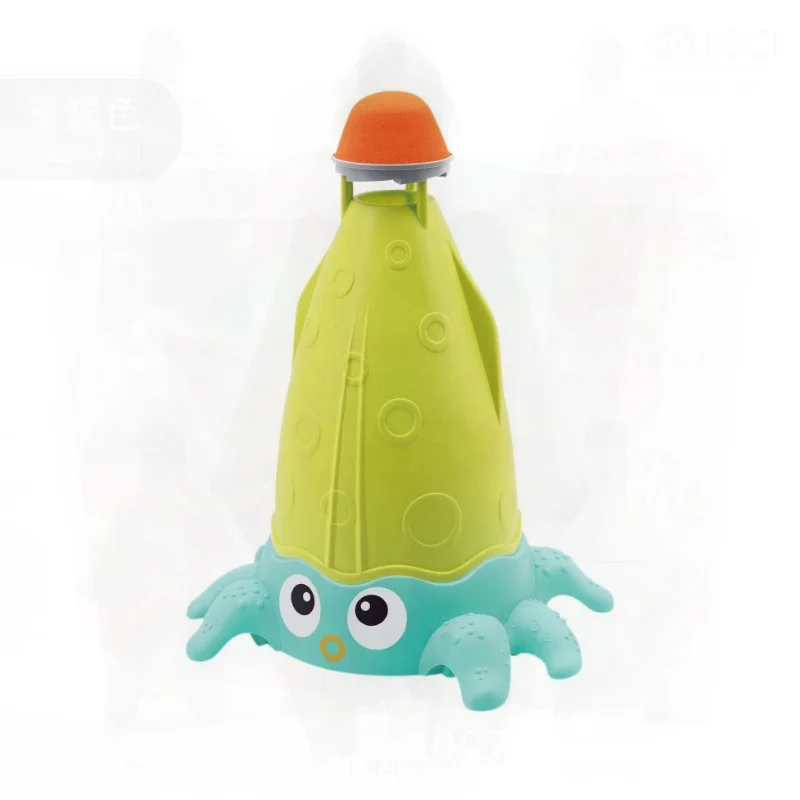 ของเล่นน้ำรูปปลาหมึกยักษ์แบบพ่นน้ำแรงดันสูงสำหรับเด็ก เล่นสนุกกลางแจ้ง เสริมสร้างพัฒนาการทางประสาทสัมผัส ทำจากพลาสติก