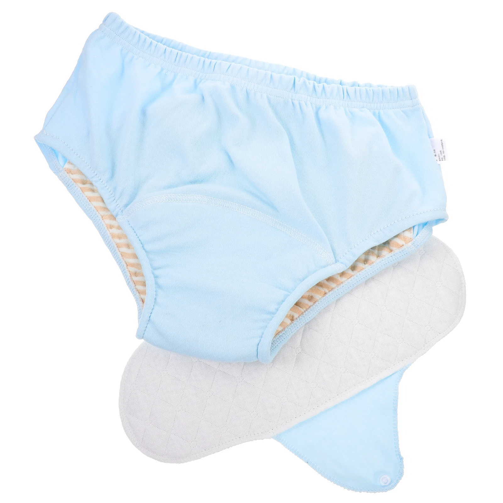 

Elderly Blue L Size Reusable Washable Adult Diapers Cloth Pants Leakproof Urinal Panties Hospital Use