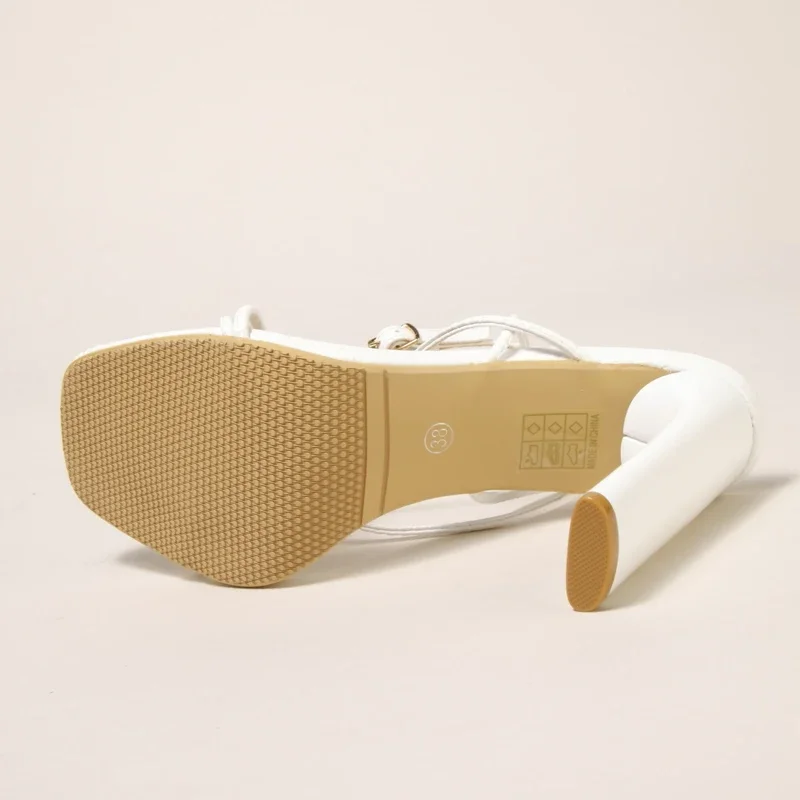 Aneikeh 2026 جديد عبر حزام اعوج حزام خنجر المرأة الصنادل 35-42 كبيرة عالية الكعب أحذية السيدات Sandalias De Mujer