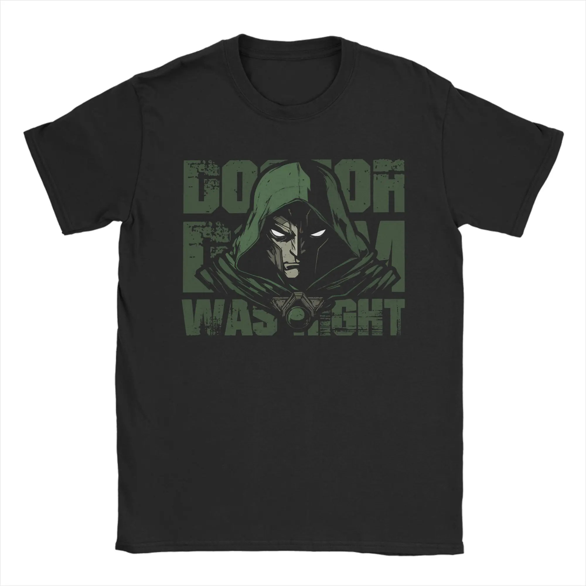 Men's T-Shirt Doctored Doomed Leisure Pure Cotton Tee Shirt Short Sleeve  T Shirt Crewneck Clothes Gift