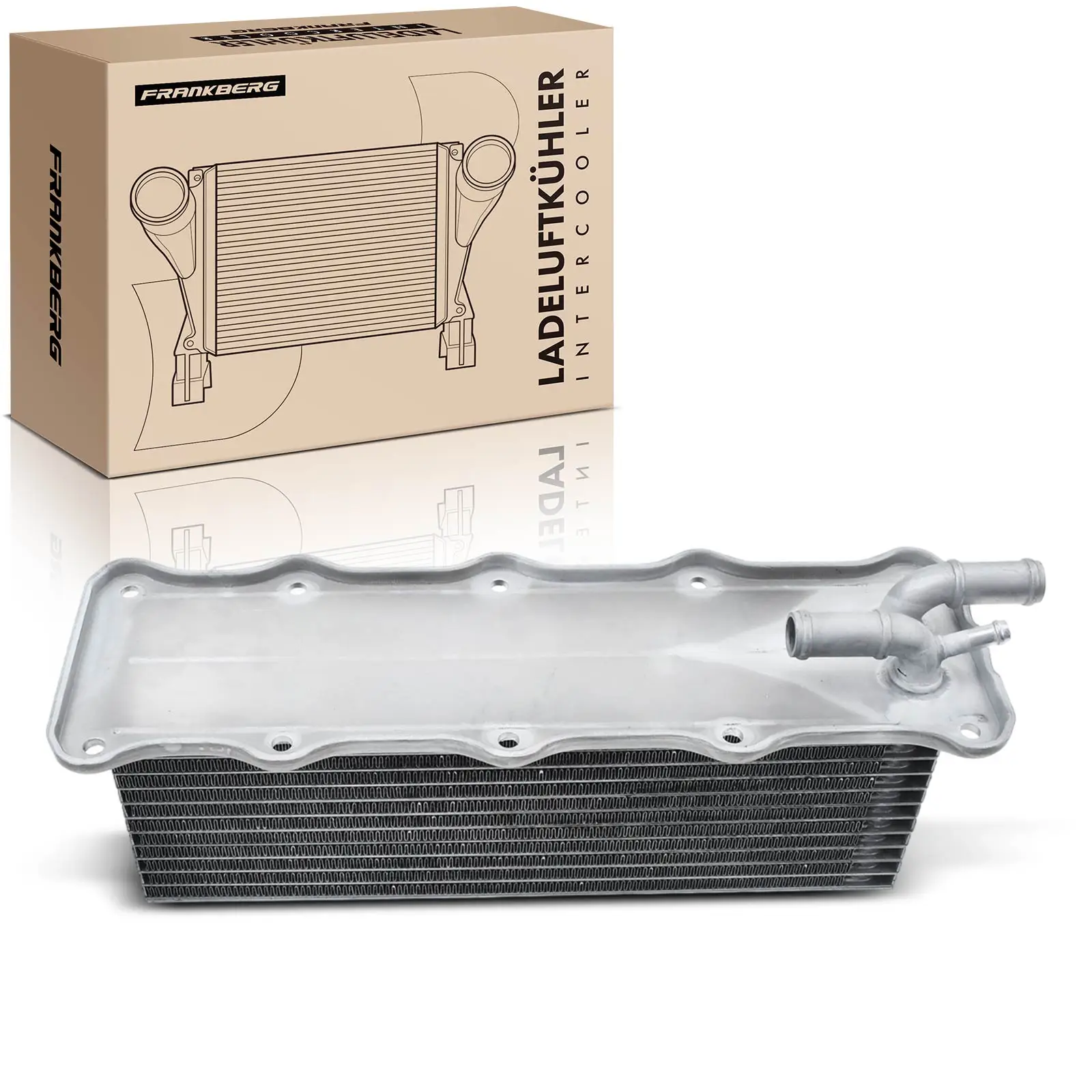 Frankberg 1x Ladeluchtkoeler Turbokoeler voor VW Golf VI VII Polo Passat Tiguan Jetta IV Audi A1 A3 A4 A5 04 E145749B 0051833975