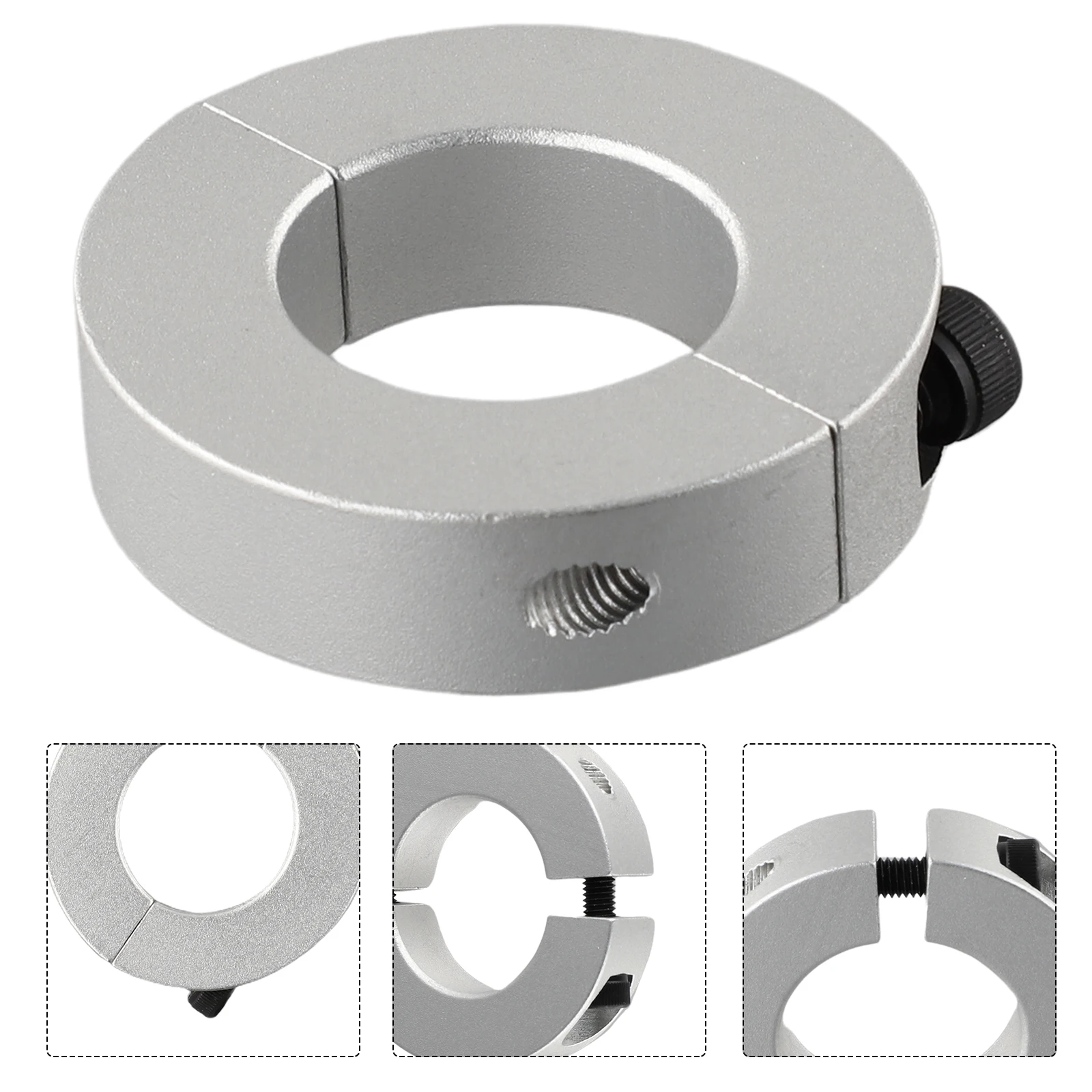 Imagem -02 - Double Split Clamp Collar Anel de Retenção Setscrew Eixo tipo Colar mm a 40 mm 1pc