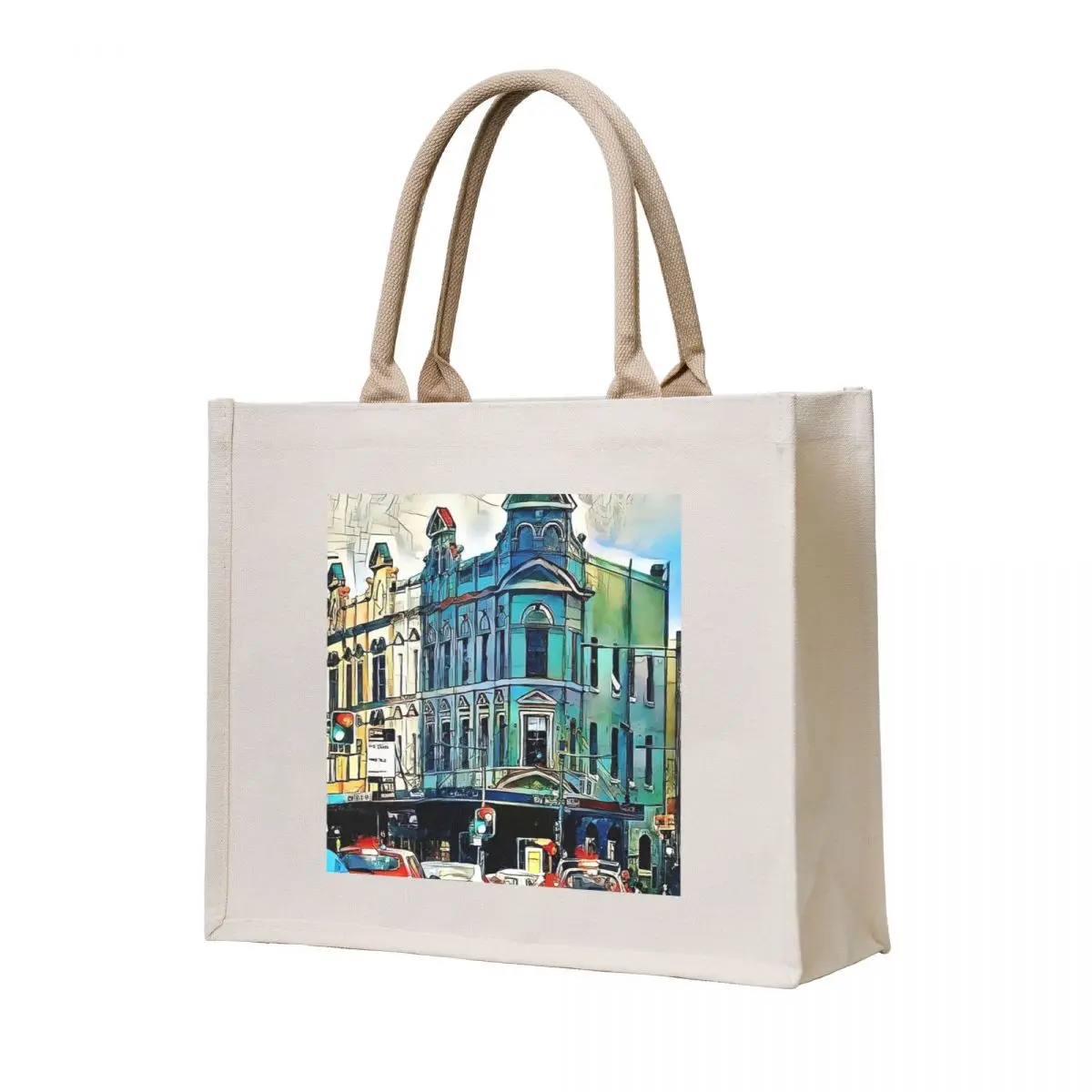 

Newtown art decor deepstyle Tote Bag Customizable tote bag Women's beach bags canvas shopping bag tote custom