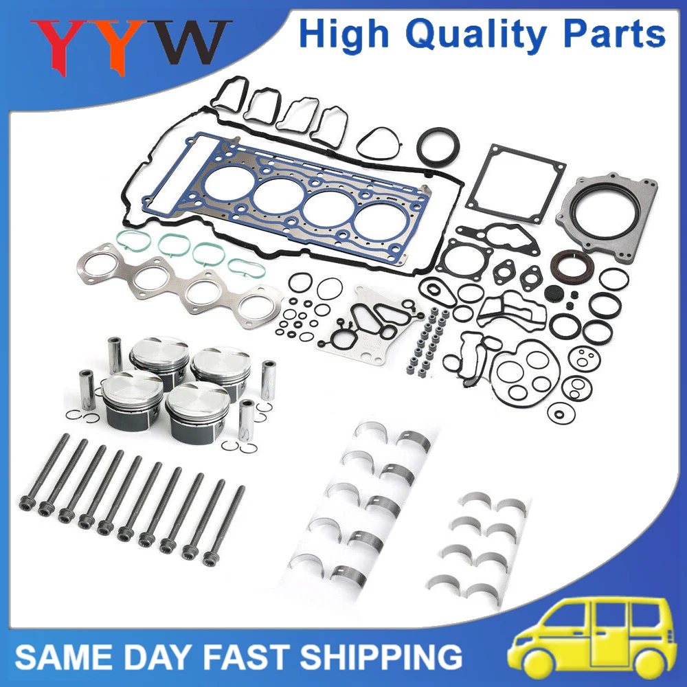 

1Set High Quality Car Engine Overhaul Rebuild Kit For Mercedes-Benz W203 W204 W211 1.8L Supercharged Car Accessories
