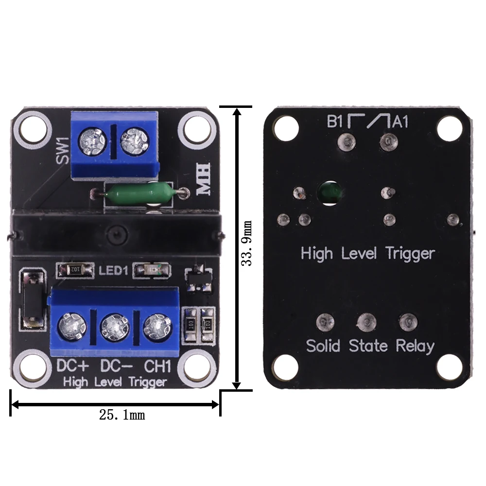 1/2/4/6/8 Way Channel 5V DC Relay Module Solid State High Low Level G3MB-202P SSR AVR DSP for Arduino Diy Kit