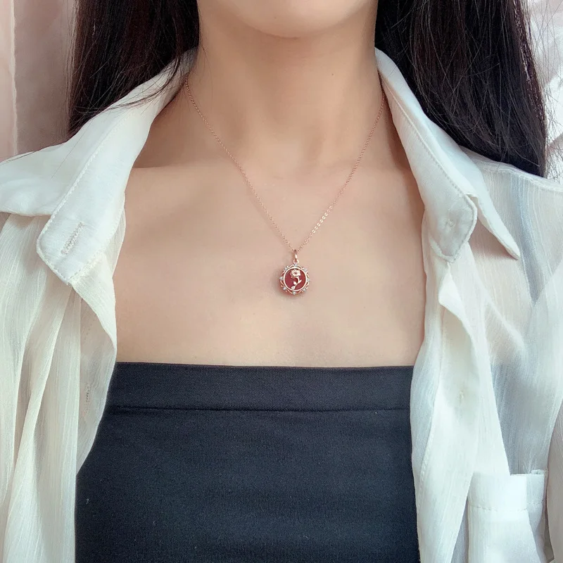 S925 Flower Collarbone Chain Zircon Necklace