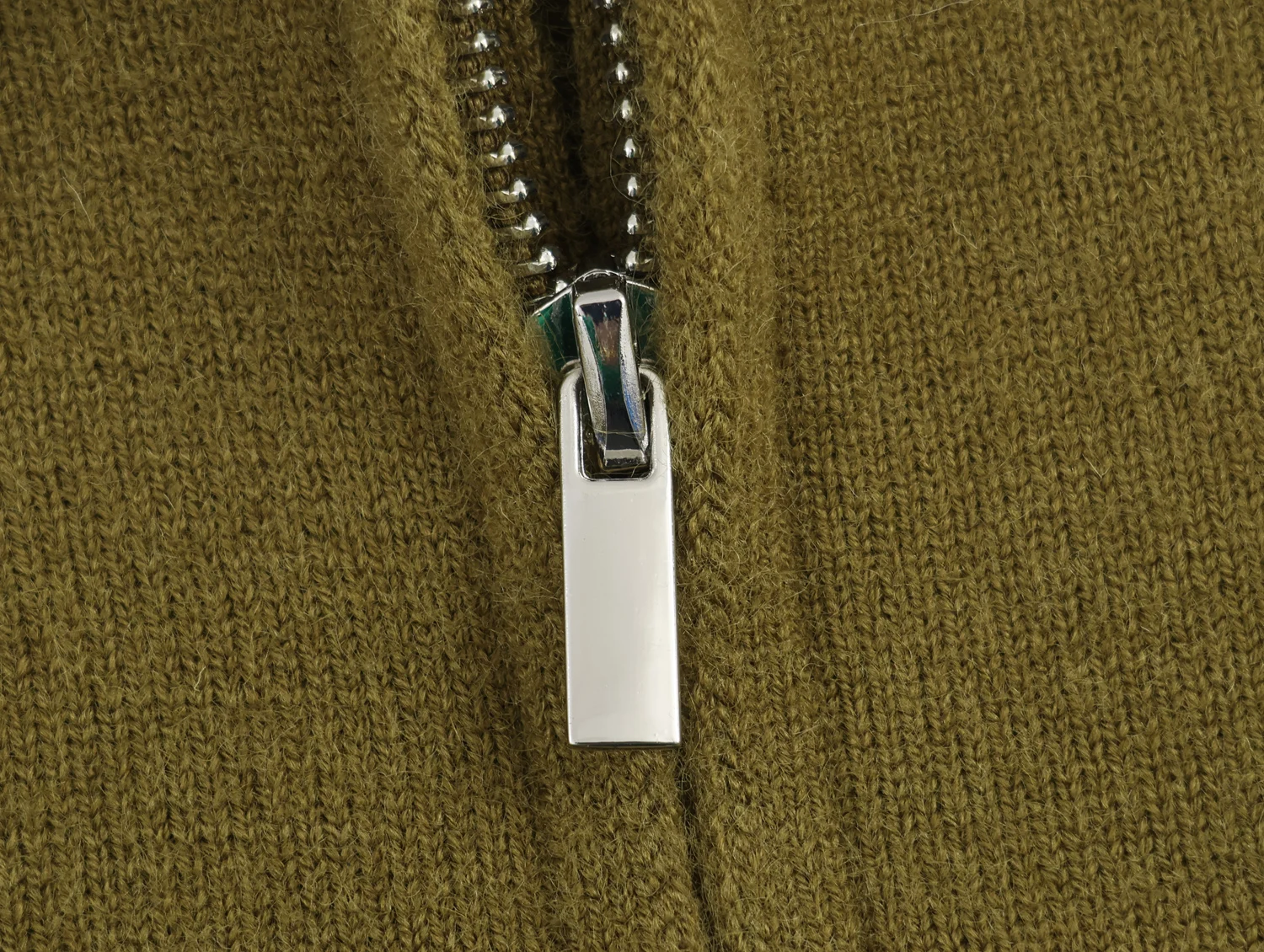 

DEEABAE Winter new women's clothing European and American style flip collar long sleeved zipper knitted jacket