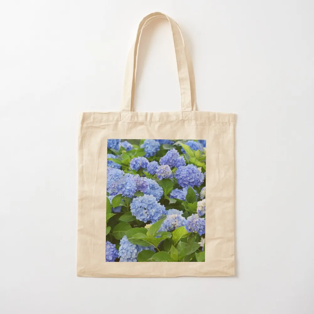 Beautiful Purple & Blue Nantucket Hydrangeas Blooming Tote Bag shopper bag women Eco bag shopper bags for women