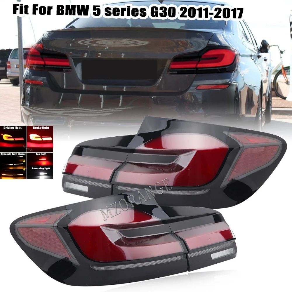

Светодиодные задние фонари для BMW F10 F18 2011-2017, задние фонари в сборе, фонарь заднего хода, стоп-сигнал, противотуманный фонарь, динамический указатель поворота