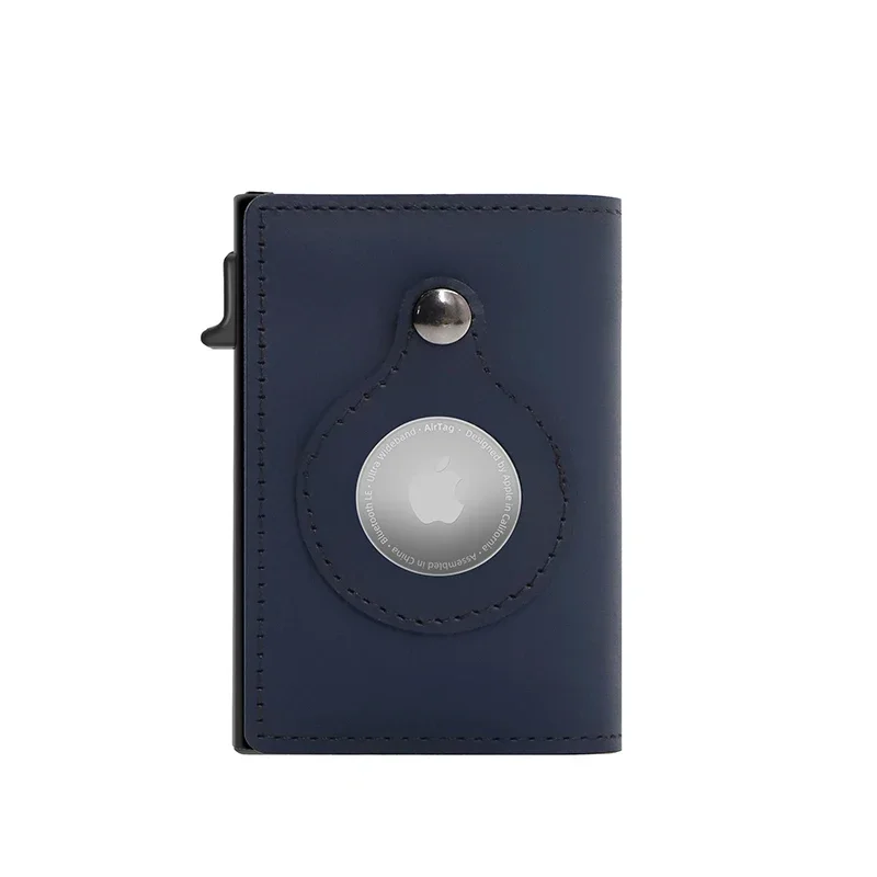 Новый дизайн держателя карты Rfid для мужчин и женщин Airtag кошелек для денег кожаный кошелек тонкие тонкие кошельки для Apple AirTags трекер Air Tag