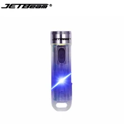 JETbeam MINI ONE SC брелок освещения 400Lumens Type-C перезаряжаемая портативная ультрафиолетовая светодиодсветильник вспышка