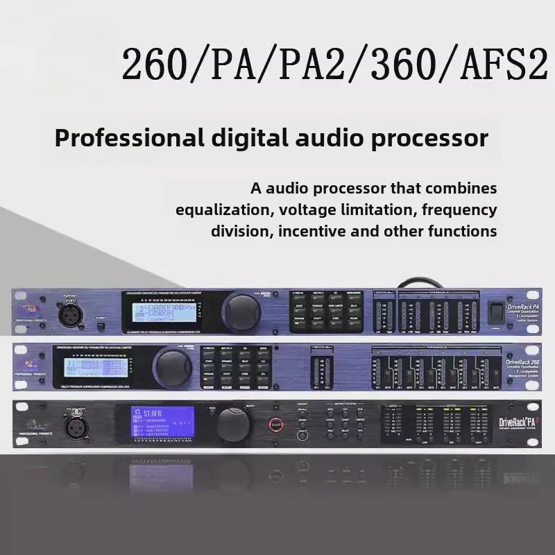 DBX PA/PA2/260 Professional Digital Audio Processor 3 in 6 out Speaker  Matrix Signal