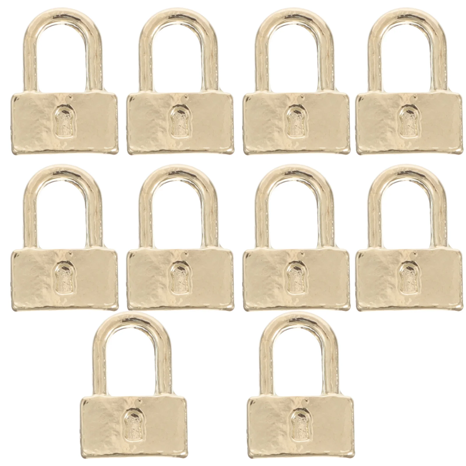 10 قطعة سحر الأظافر الرائعة النساء مسمار الفن الديكور مجموعة أنيقة قفل تصميم مانيكير الزينة لارتداء اليومي خاص #5