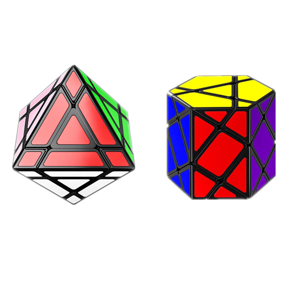 FanXin Third-order Octahedron Hexagonal Prism Strange-shape Magic Cube Series Puzzle Education Toys For Kids Magico Cubo