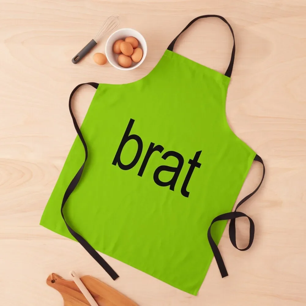 

brat (charli xcx) Apron For Girl For Home Accessories Children'S kindergarten teacher Apron
