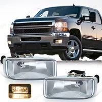 Para Chevy Silverado Tahoe Suburban 2007 2008 2009 2010 2011 2012 2013 2014 2015 faros antiniebla parachoques delantero de coche luces antiniebla halógenas 12V