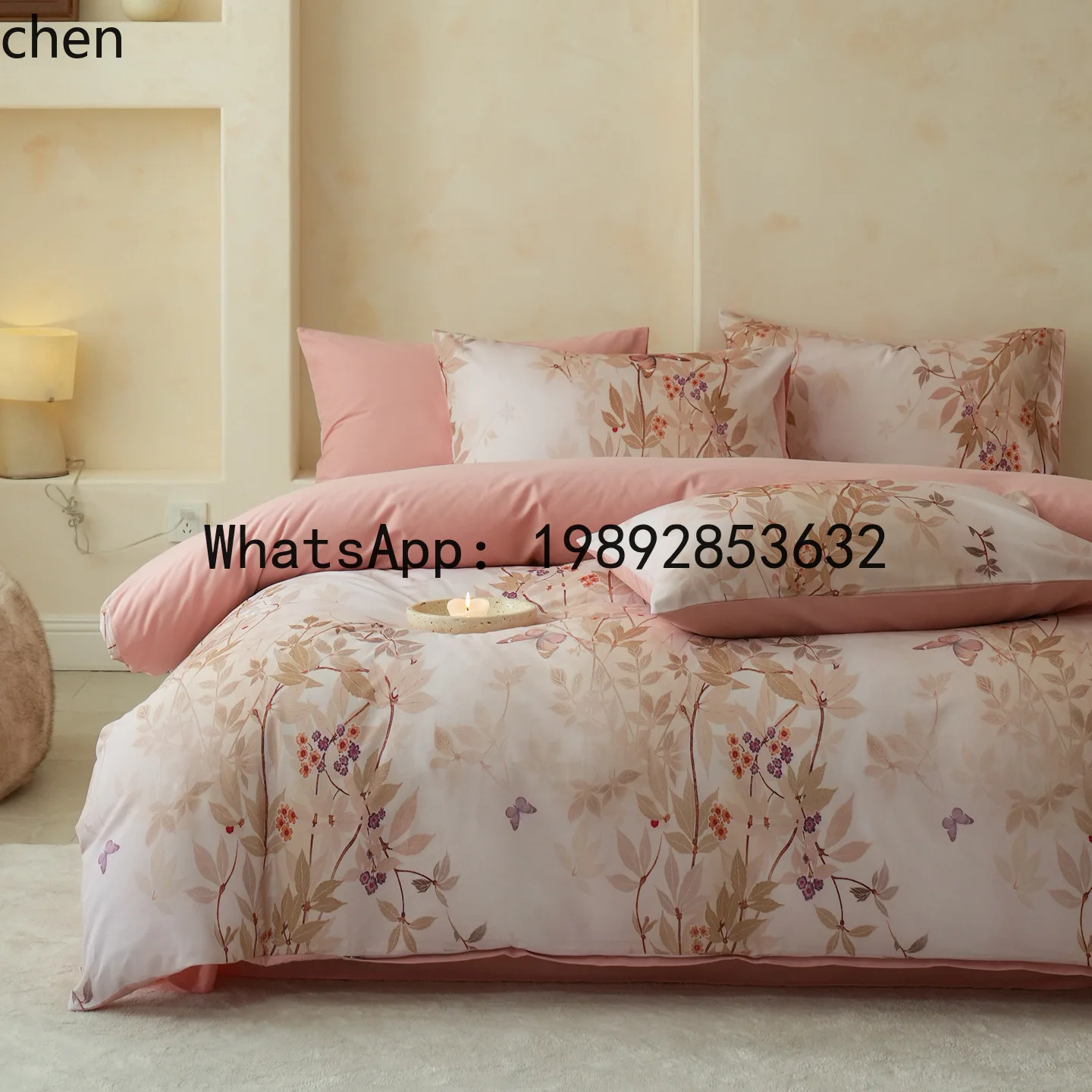 Autumn and Winter Thickened Cotton 3-4 Piece Set Duvet Cover and Bed Sheet Nantong Home Textile Bedding