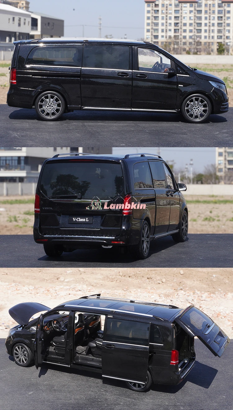 Model Decoration 1:18 For Original Benz V260L V-Class MPV Viano business car alloy simulation car model collection gift