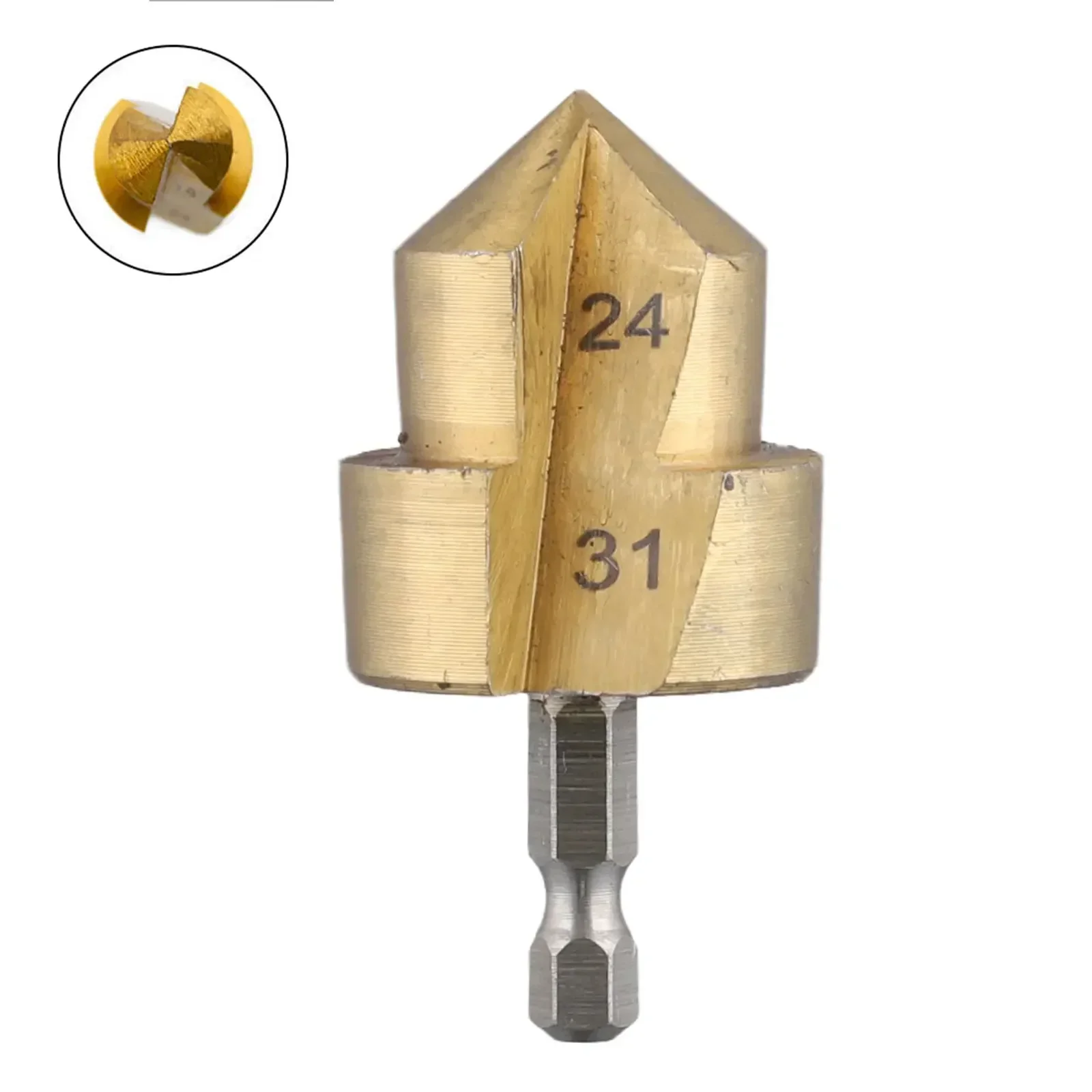 1pc PPR Lifting Stepped Drill Bit 6.35mm Hexagon Shank Water Pipe Expansion Drill 20/25/32mm Plumbing Drill Connection Tool