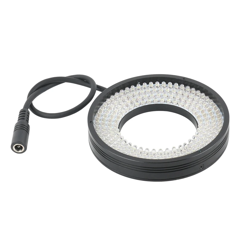 Imagem -02 - Anel de Lâmpada Led Ajustável para Trinocular e Binocular Microscópio Estéreo Preencha Iluminador Luz Câmera Industrial 196 Pcs