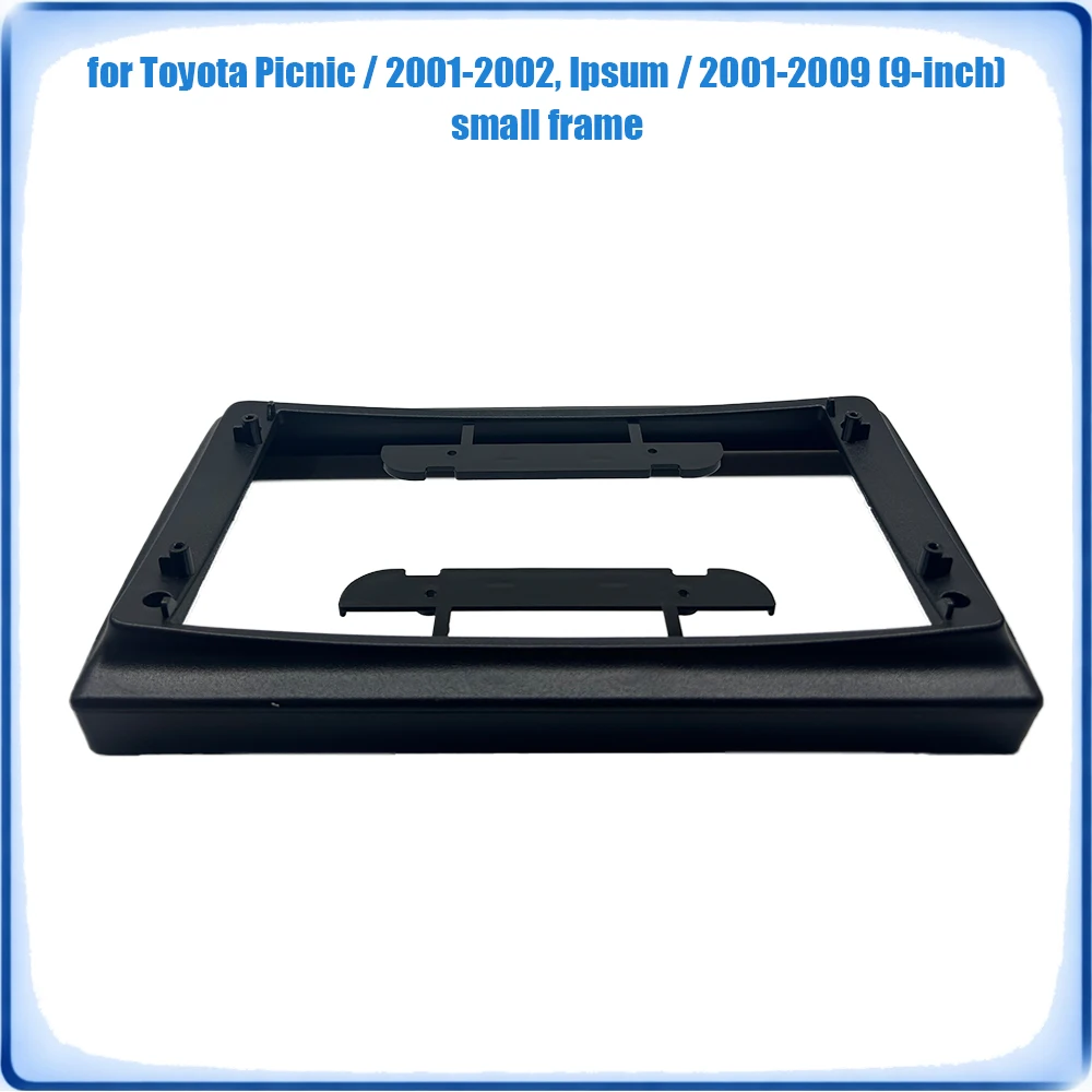 Car Radio Small Fascia Frame For Toyota Picnic 2001-2002 & Ipsum 2001-2009 9 inch Wiring Harness Power Cable Car Accessories