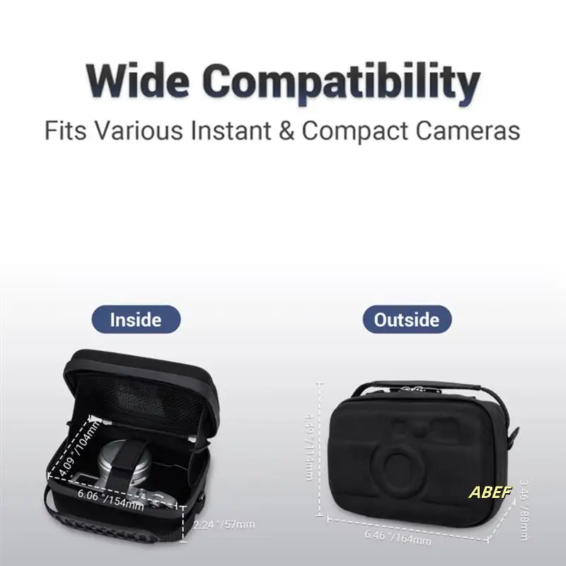 حقيبة سفر متينة للكاميرا لـ Fuji Instax Mini EVO، Sony A6700، نماذج Canon أكثر مثالية للمصورين